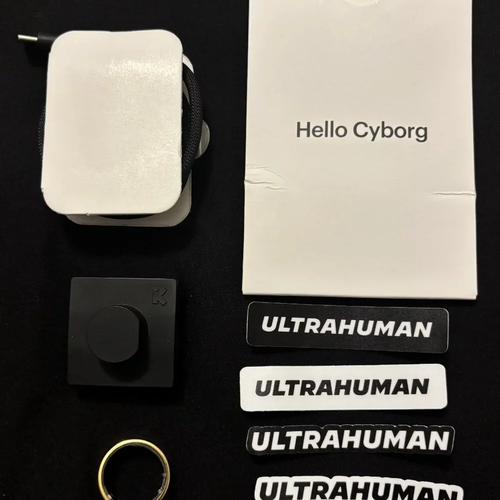 Ultrahuman Ring Air - Bionic Gold - Size 8